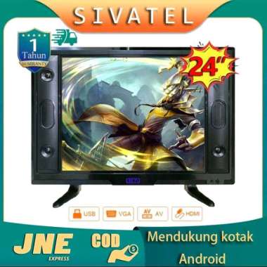 Sivatel LED TV 24 inch HD Ready Televisi Murah(S--2410A)TV/Monitor/Multimedia/CCTV