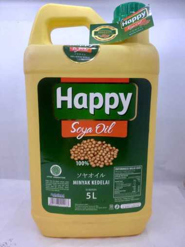 Minyak Happy Soya Oil 5 Liter