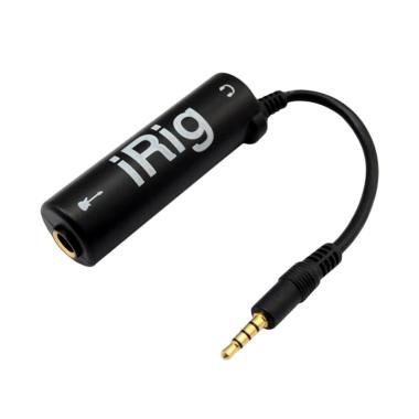 Irig AmpliTube Guitar Interface Adapter for iPhone / iPod Touch/ iPad