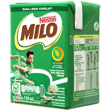 Promo Harga Milo Susu UHT 110 ml - Blibli