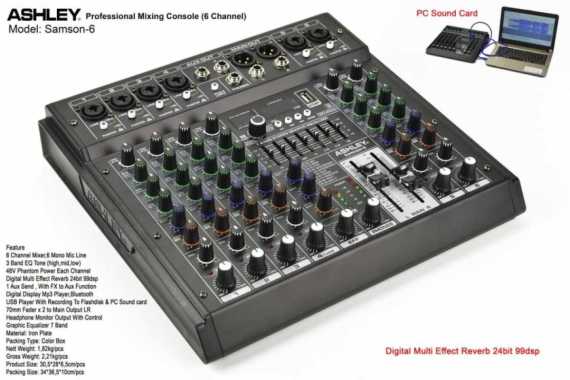 mixer ashley samson6 samson 6 / 6 chanel original ashley