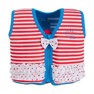 Kofidence Marthas Red Stripe & Frills Jacket Pelampung
