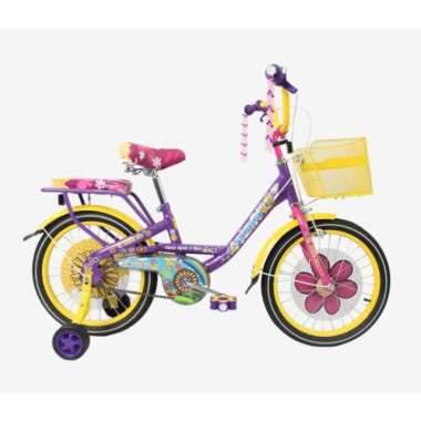 Sepeda Anak Cewek UNITED HONEYROSE Purple 12 Inch