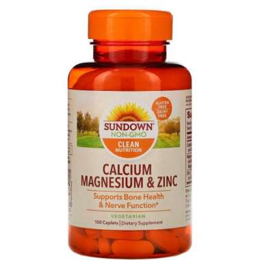 Calcium Magnesium Zinc ( MURAH ) Sundown Naturals 100 Tablets