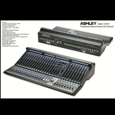 Mixer Ashley V24FX Profesional 24 Channel ORIGINAL