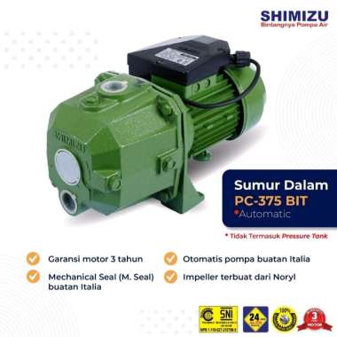 SHIMIZU PC375BIT Pompa Air Sumur Dalam Auto Jet Pump 40 meter 375 Watt PC-375 BIT