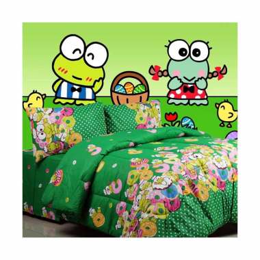 Sierra Keroppi Donut Bedcover dan Set Sprei