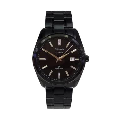 Alexandre Christie Classic Stainless Steel Jam Tangan Pria [AC8514MD] Black