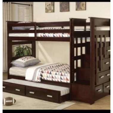 Tempat Tidur Anak Sorong / Tempat Tidur Anak Tingkat Jati