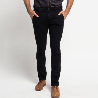 Wrangler Long Pant Celana Denim Pria - Black [SKINOSMCBC01A16]