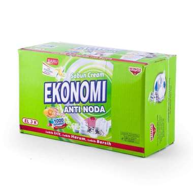 Ekonomi Cream 3K Kotak 3Kg - Sabun Cream Ekonomi - Sabun Colek Kiloan