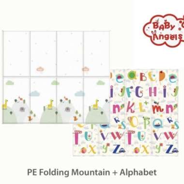 Playmat Lipat Tebal 1.5cm XPE Baby Angels Karpet Matras Anak Bayi - Mountain XL tebal 15cm 100 % ORI