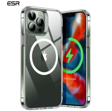 ESR iPhone 13 Pro Sidekick Hybrid Case HaloLock Magnetic Wireless - Clear