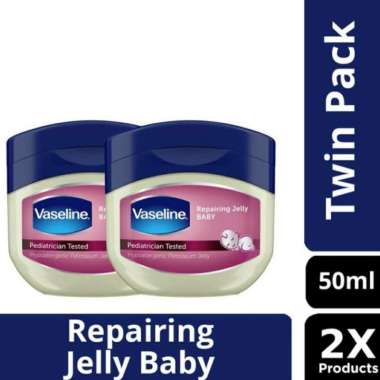 Vaseline 50 Ml Twin Pack Hypoallergenic Repairing Petroleum Jelly Baby