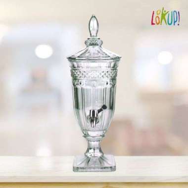 DISPENSER AIR MINUM KRISTAL KACA / WATER TANK / WATER / JUICE GLASS BEVERAGE DISPENSER Dispenser A