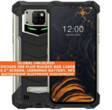 DOOGEE S88 Plus 10000mAh Helio P70 8GB RAM 128GB ROM