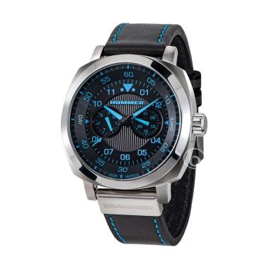 Hummer Multifunction Casual Jam Tangan Pria [Original/ HM1003] Blue Black Silver