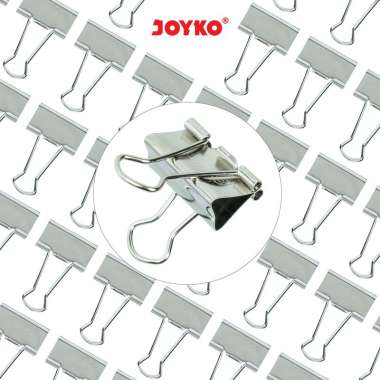 Binder Clip Klip Penjepit Kertas Joyko Silver SL 111SL-48Pcs