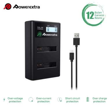 POWEREXTRA DUAL SMART CHARGER CANON NB-6L
