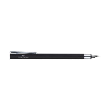 Faber Castell Neo Slim Fountain Pen [Size M] Black Silver