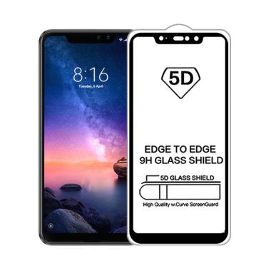 Ranmel Full Glue Tempered Glass Screen Protector for Xiaomi Redmi 5+ - Hitam