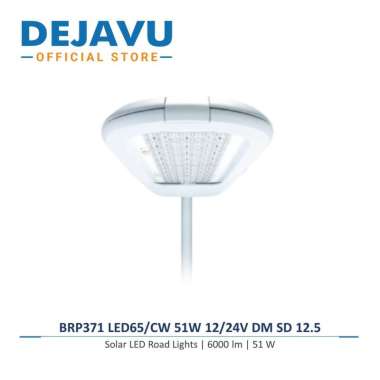 Lampu Jalan PJU Solar Philips BRP371 LED65/CW 51W 12/24V DM SD 12.5