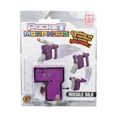 Emco 6888 Pocket Morphers 6880 - Missile Silo Number 7 Mainan Anak - Purple