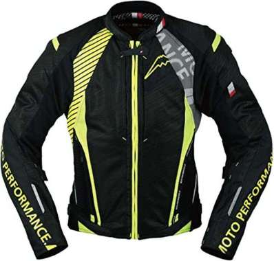 Kushitani Air Contend Jacket K2356 Black Yellow XL Yellow