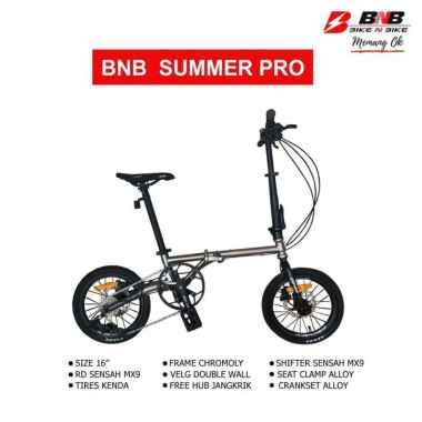 Sepeda Lipat 16 Inch BNB Summer Pro