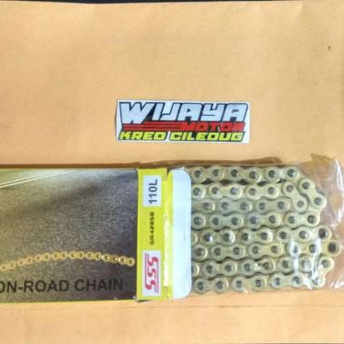 Rantai SSS GOLD Jupiter Z Supra Smash 428 110L Gold