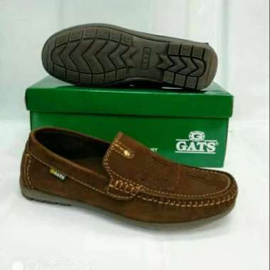 Sepatu Kulit Gats HK 003 - Brown 40