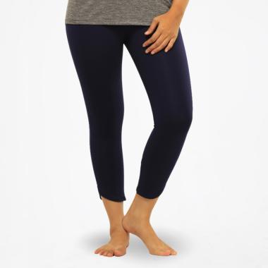 Old Navy Mid Rise Compression Run Crops Celana Olahraga Wanita - Navy [08ONC001] XS Navy