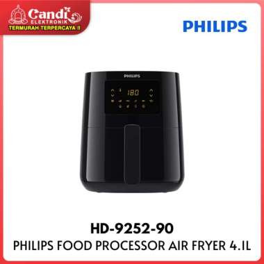 PHILIPS FOOD PROCESSOR AIR FRYER 4.1L HD-9252-90 Hitam