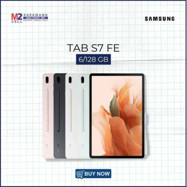 SAMSUNG TAB S7 FE 6/128 GB [ GARANSI RESMI ] Mystic Green