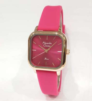 Alexandre Christie Passion 2964LHR Jam Tangan Wanita Shocking Pink