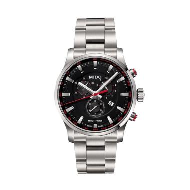 Mido Multifront Jam Tangan Pria - Silver [M005.417.11.051.00] Silver
