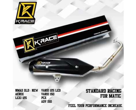 KNALPOT STANDARD RACING PCX 150 160 VARIO NEW OLD ADV KRACE K-RACE K RACE VARIO 125 150 NEW