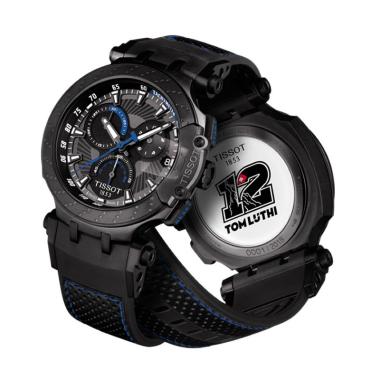 TISSOT T-Race Thomas Luthi Limited Edition Jam Tangan Pria -  Hitam Biru [T115.417.37.061.02] Hitam