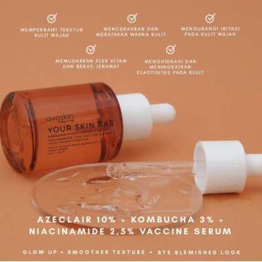AVOSKIN YSB Your Skin Bae Serum Toner Niacinamide Salicylic Acid Hyacross Collagen Alpha Arbutin YSB