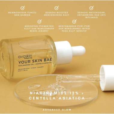 AVOSKIN YSB Your Skin Bae Serum Toner Niacinamide Salicylic Acid Hyacross Collagen Alpha Arbutin YSB