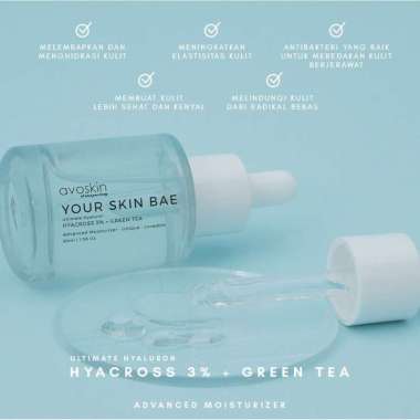 AVOSKIN YSB Your Skin Bae Serum Toner Niacinamide Salicylic Acid Hyacross Collagen Alpha Arbutin YSB