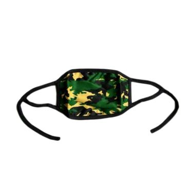 Masker Mulut Penutup Hidung Anti Debu Motif Loreng Aksesoren / Masker Motor Kain Tali Army Biker