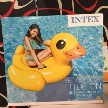 INTEX Pelampung Renang Swan - Ban Renang Pelampung Angsa Bebek Flaminggo Unicorn Ride On Berenang Be