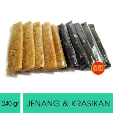 JENANG DAN KRASIKAN CAMPUR BENTUK JARI KHAS SOLO 240 GR OCHI SNACK – MANIS Jenang & Krasikan Campur