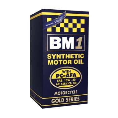 BM1 Gold Series 10W-40 SM Oli Motor 4T [1L]