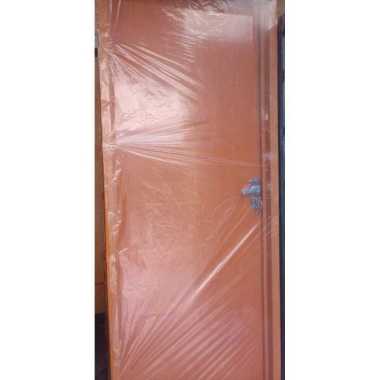 pintu kamar tidur pvc motif warna full panel jumbo Coklat