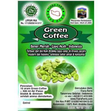 Green Coffee Arabika Gayo 200 gram - Kopi Hijau - Arabica Gayo