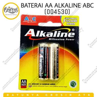 (2 PCS) BATERAI AA ALKALINE ABC (004530) / BATU BATERAI / BATRE / BATRAI REMOT / BATERAI ABC