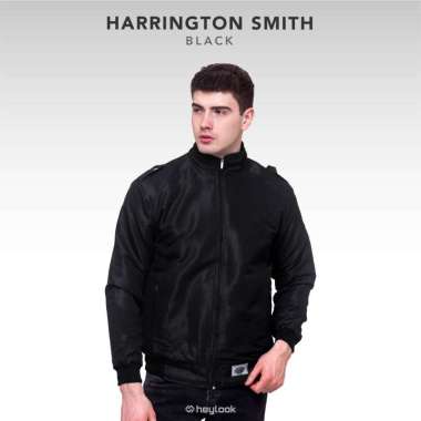 HEYLOOK Official - Jaket Pria Jaket Harrington Smith Jaket Taslan Semi-Waterproof Jaket Motor Heyloo