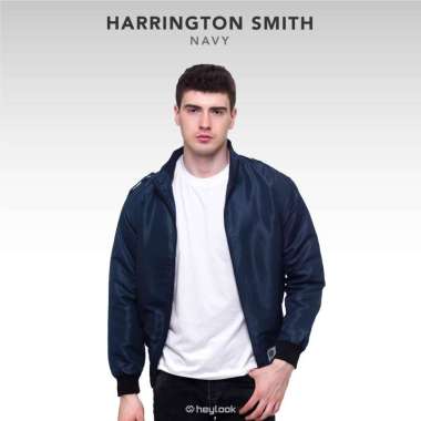 HEYLOOK Official - Jaket Pria Jaket Harrington Smith Jaket Taslan Semi-Waterproof Jaket Motor Heyloo